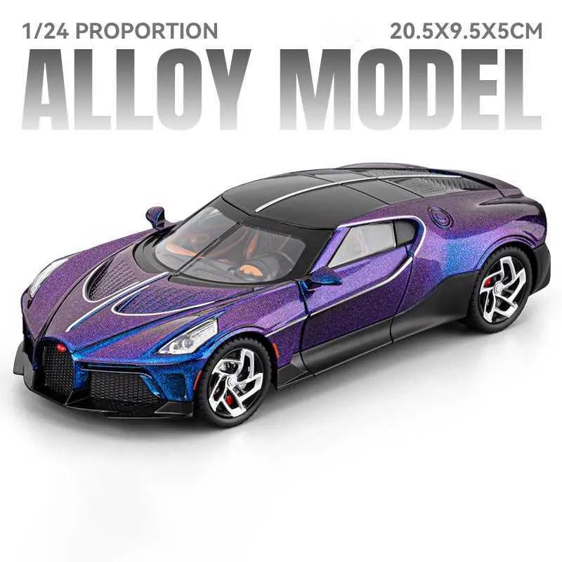 1:24 Diecast Bugatti La Voiture Noire Model Car