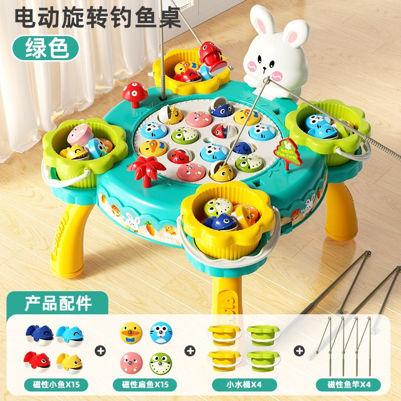 Battery Operated Bunny Musical Fishing Game
