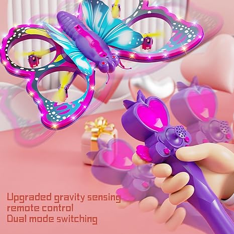 2.4G RC Magic Wand Flying Butterfly With Lights
