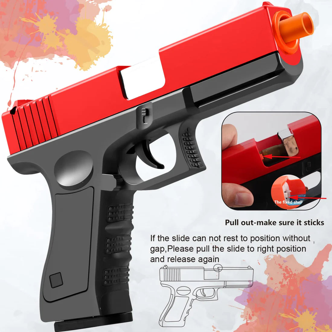 Manual Load-it Gun Glock With Shell Ejection