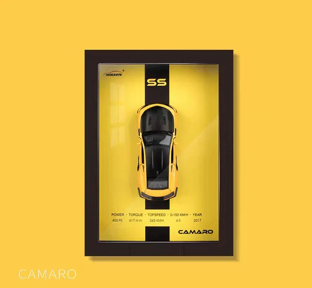 1:32 Diecast Camaro Model 3D Photo Frame