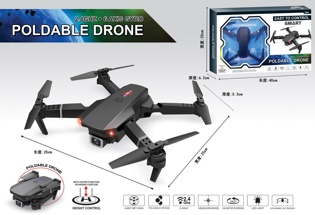 2.4GHz RC 6 Axis Gyro HD Camera Drone