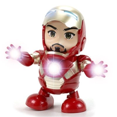 Mini Flexible Dancing Robot - Iron Man