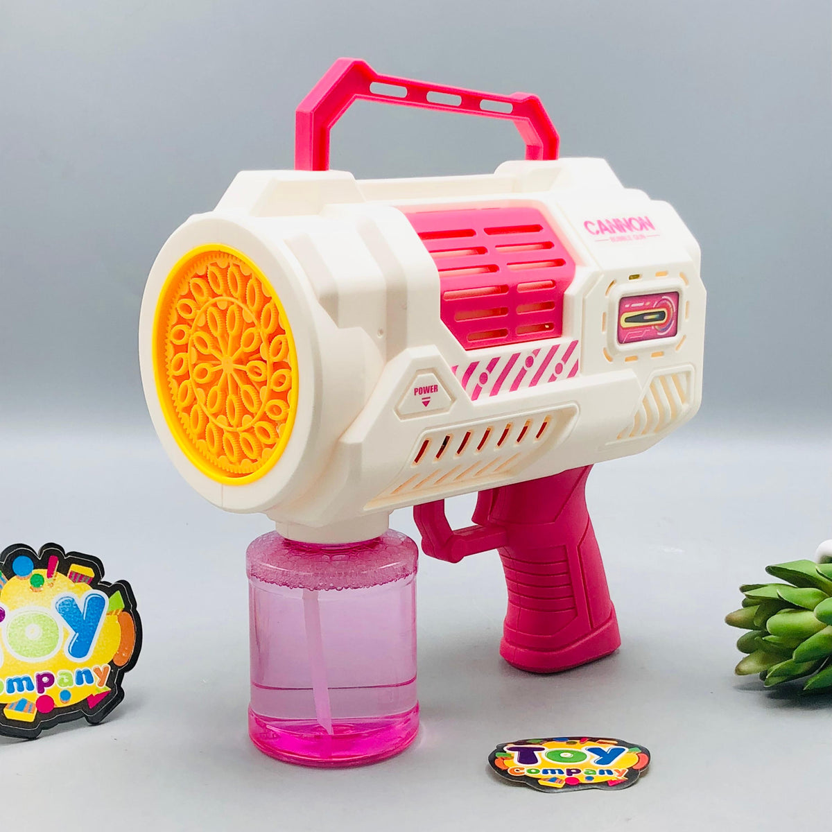 Electric Cannon Colorful Bubble Gun