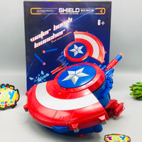 Rechargeable Captain America Double Shooting Shield