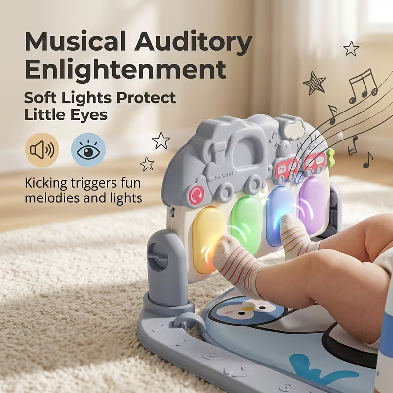 Captain Seal Themed Baby Musical Piano Play Gym