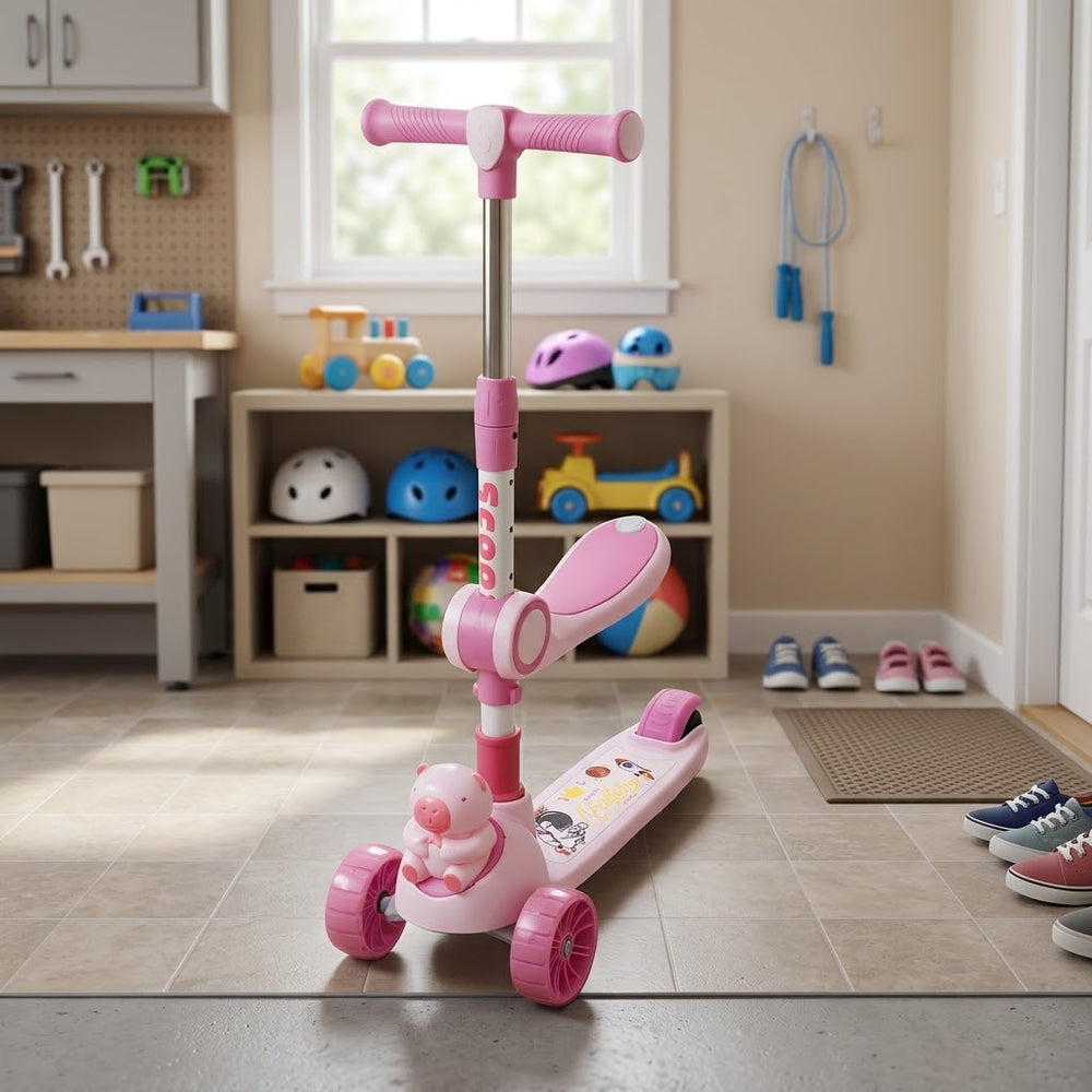 Capybara Kids Seat Scooty - Pink