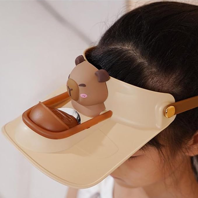 Capybara Rechargeable Sun Protection Cooling Fan Hat