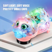 Light & Musical Transparent Cute Duckling