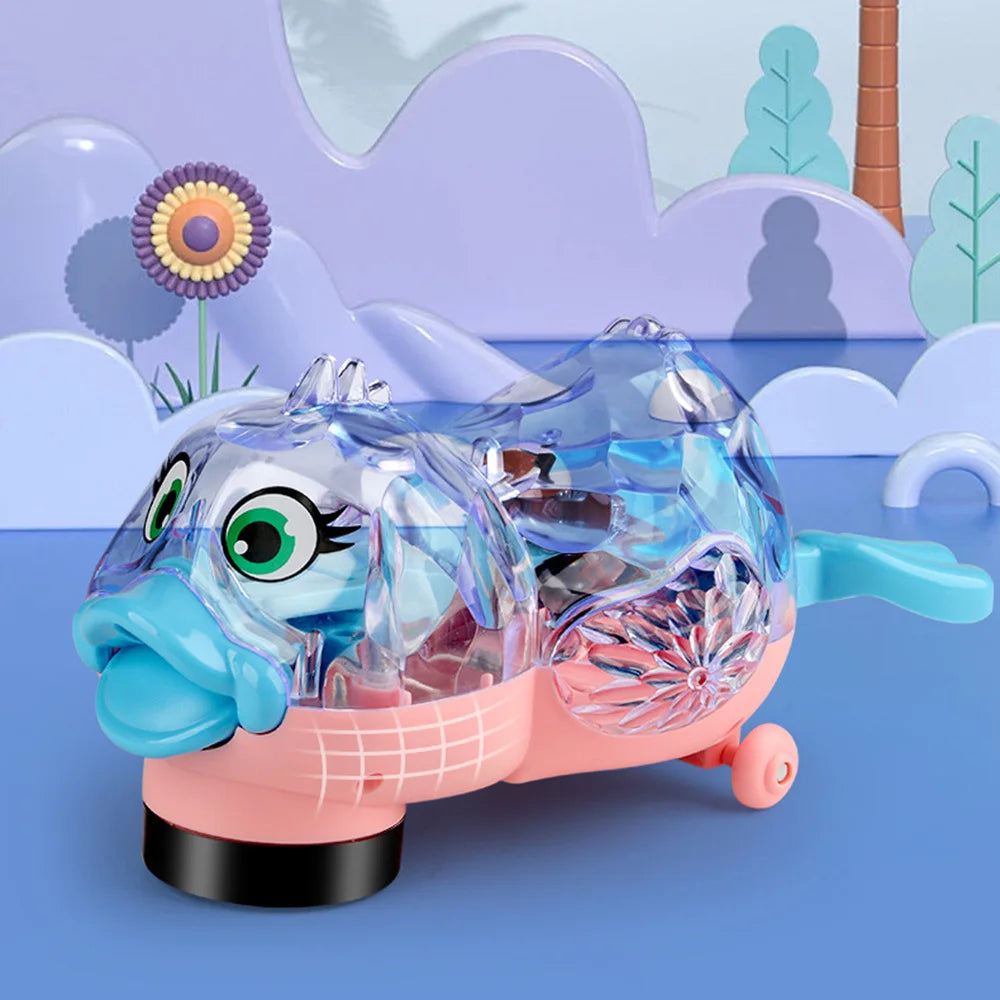 Light & Musical Transparent Cute Duckling