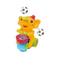 Musical Ball Blowing Elephant Beating Drum