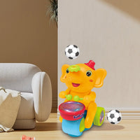 Musical Ball Blowing Elephant Beating Drum