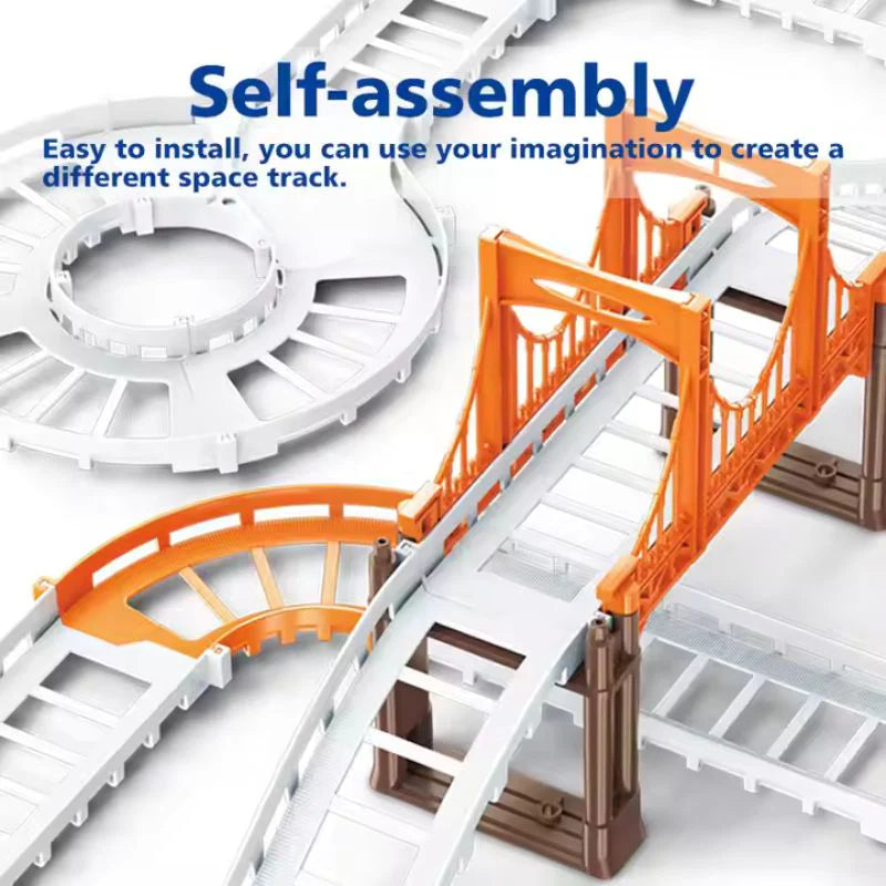 DIY Outer Space Rail Track Set