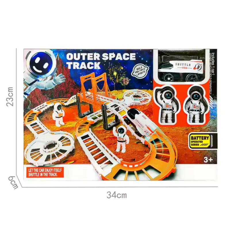 DIY Outer Space Rail Track Set