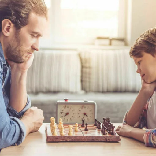 2in1 Chess & Checkers Foldable Play Game Set