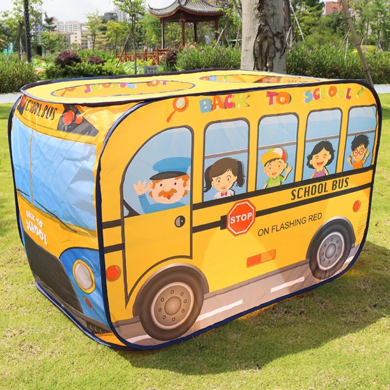 School Bus Kids Tent Play House