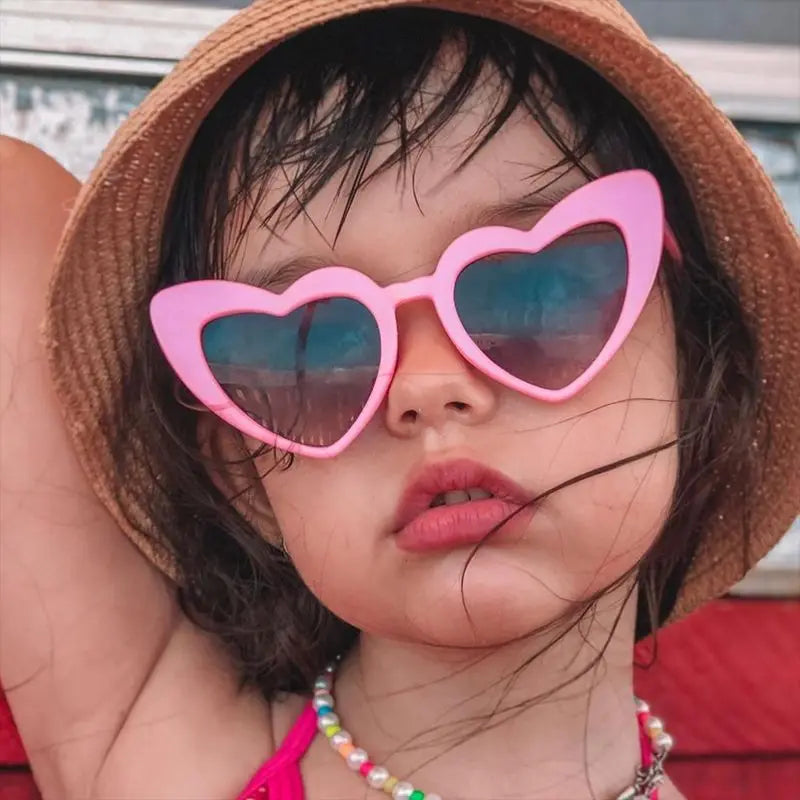 Children's Cute Heart Shape Sunglasses
