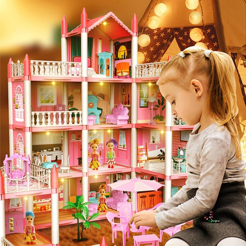 11 Rooms 3D Assembled DIY Doll House
