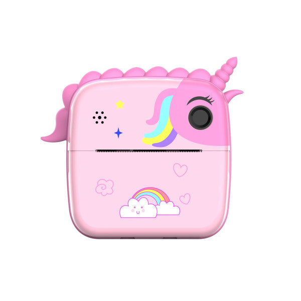 Kids Dual Lens Unicorn Instant Digital Printing Camera