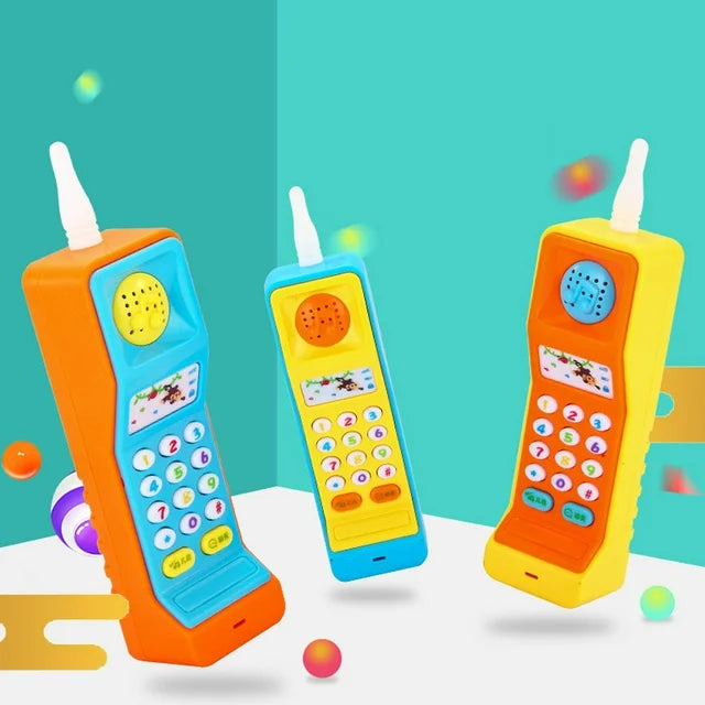 Kids Cute Shape Cordless Light & Musical Phone