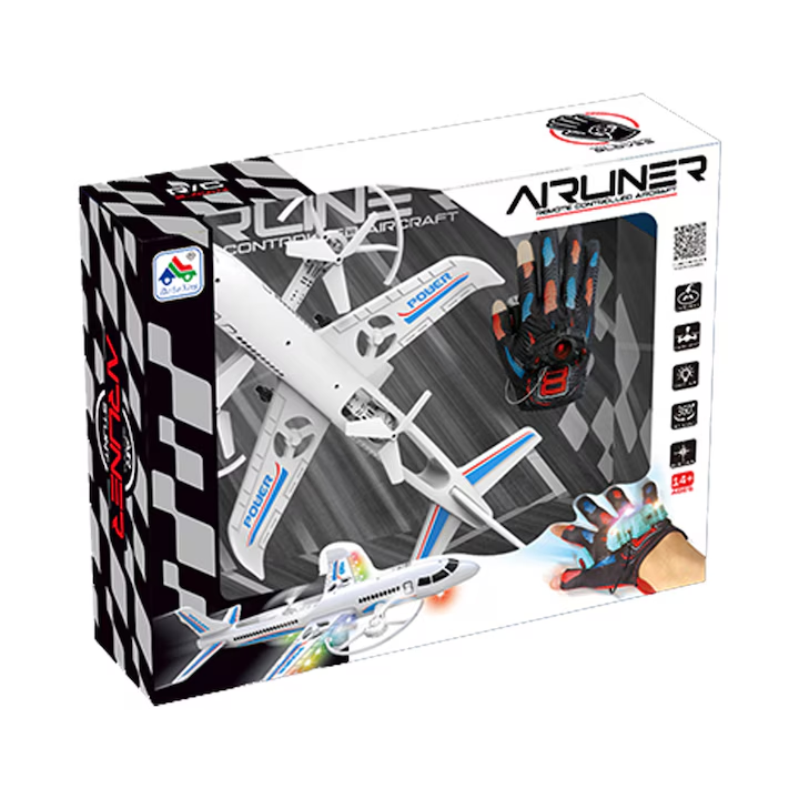 2.4GHz Kinetic Sensing Glove Control Flying Airplane