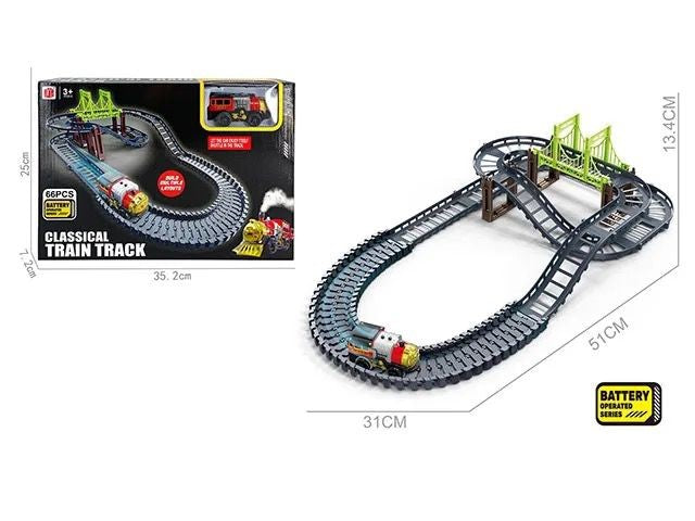 67Pcs Battery Operated Classical Train Track Set