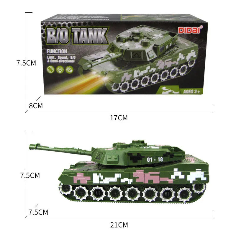 Electric Military tank With Light & Sound