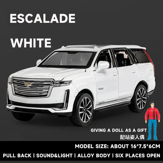 1:32 Diecast Cadillac Escalade Model With Miniature