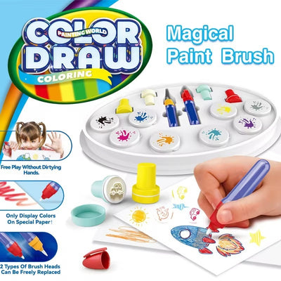 Toddlers Magical Color Painting Set