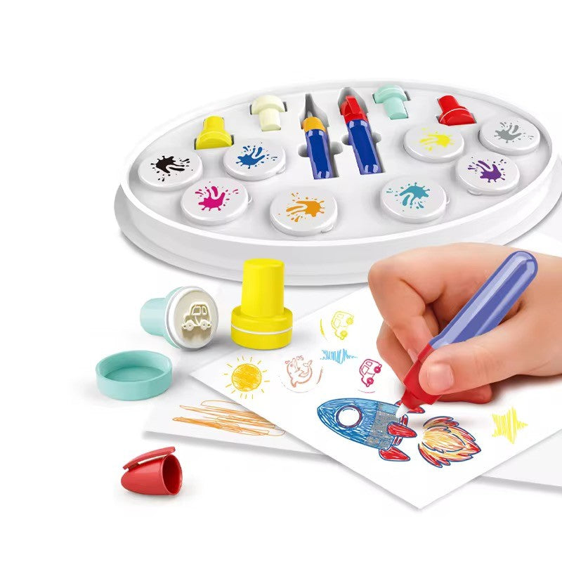 Toddlers Magical Color Painting Set