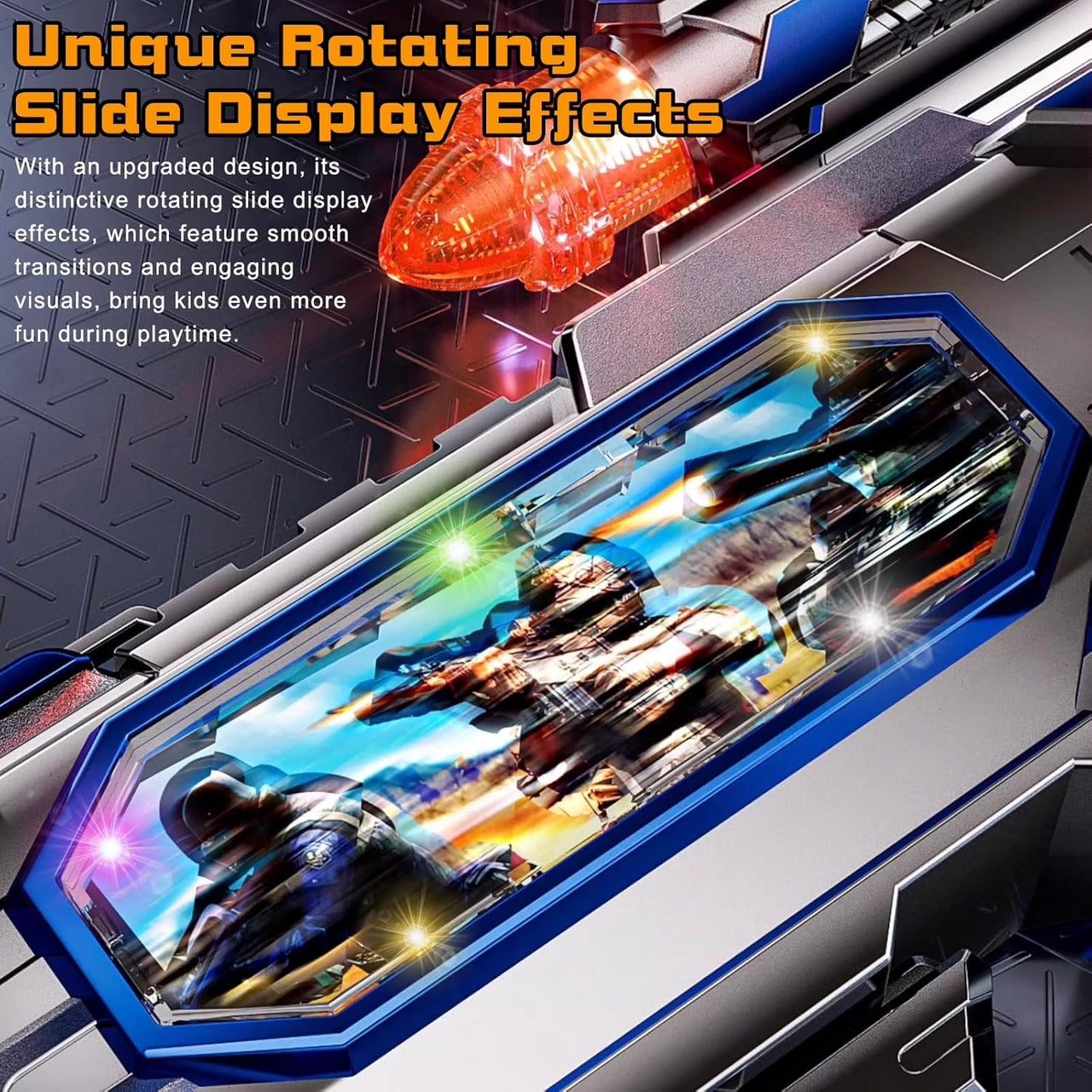 Kids Cool Spray Light-up Gun With Music