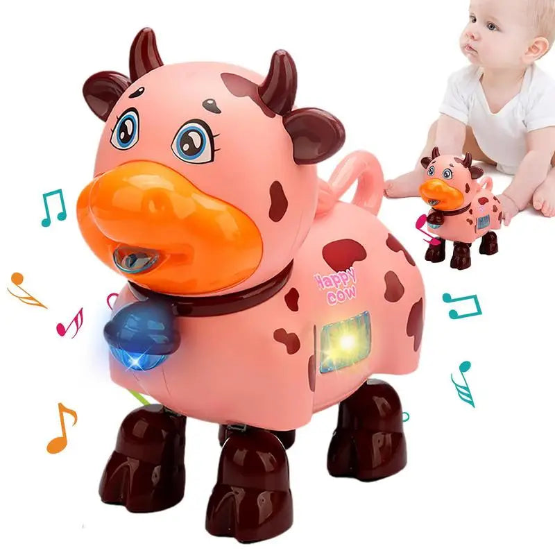 Electric Dancing Cow With Light & Music