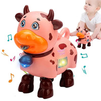 Electric Dancing Cow With Light & Music