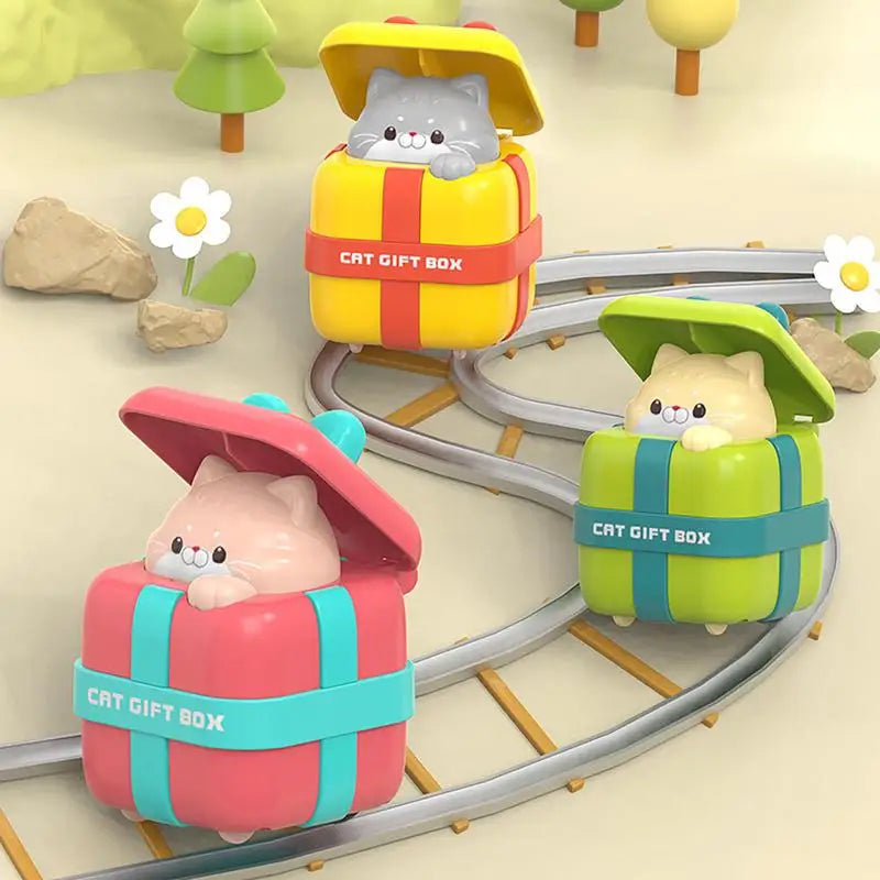 Press & Go Cute Kitty Gift Car - 1Pc