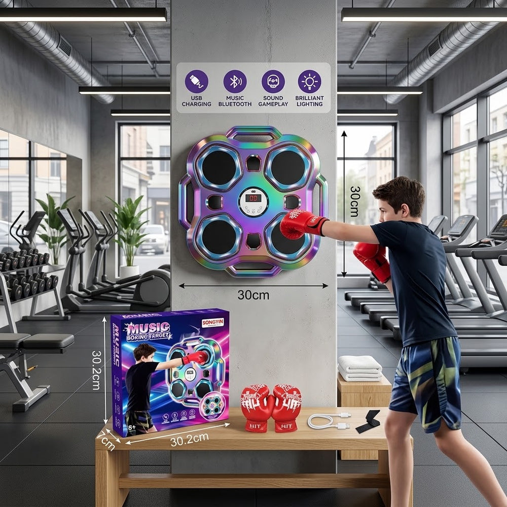Crystal Musical Boxing Target Machine