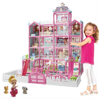 379Pcs L.O.L Villa Doll House Play Set