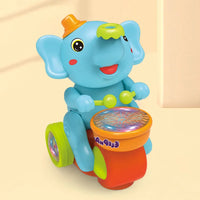 Musical Ball Blowing Elephant Beating Drum