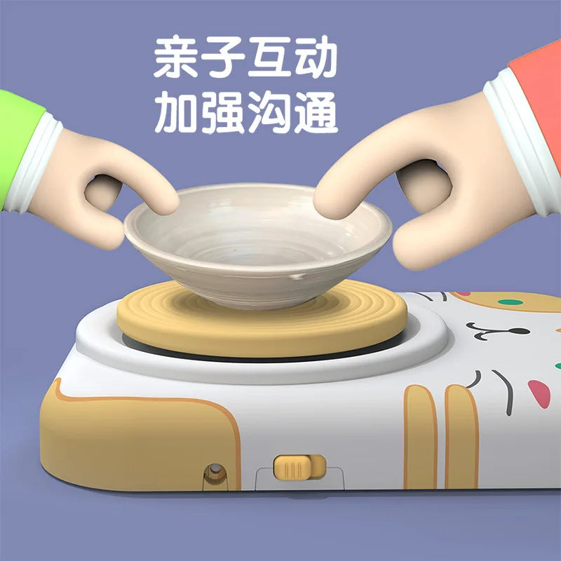 Cute Electric Pet Pottery Machine For Kids