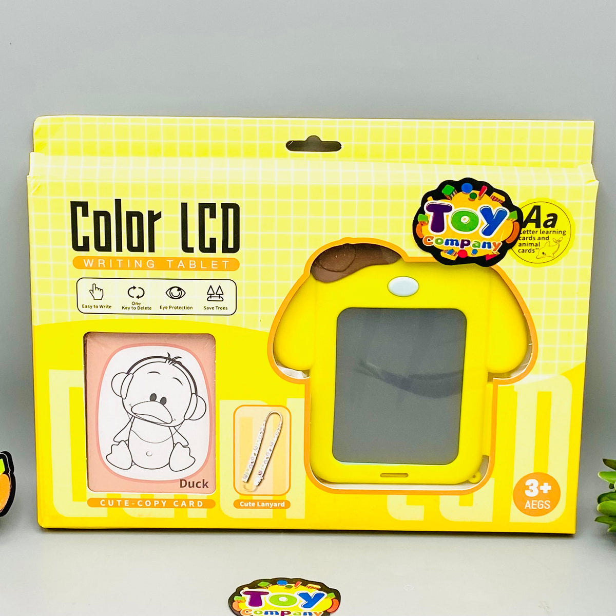 Cute Colorful LCD Writing Tablets With Cards