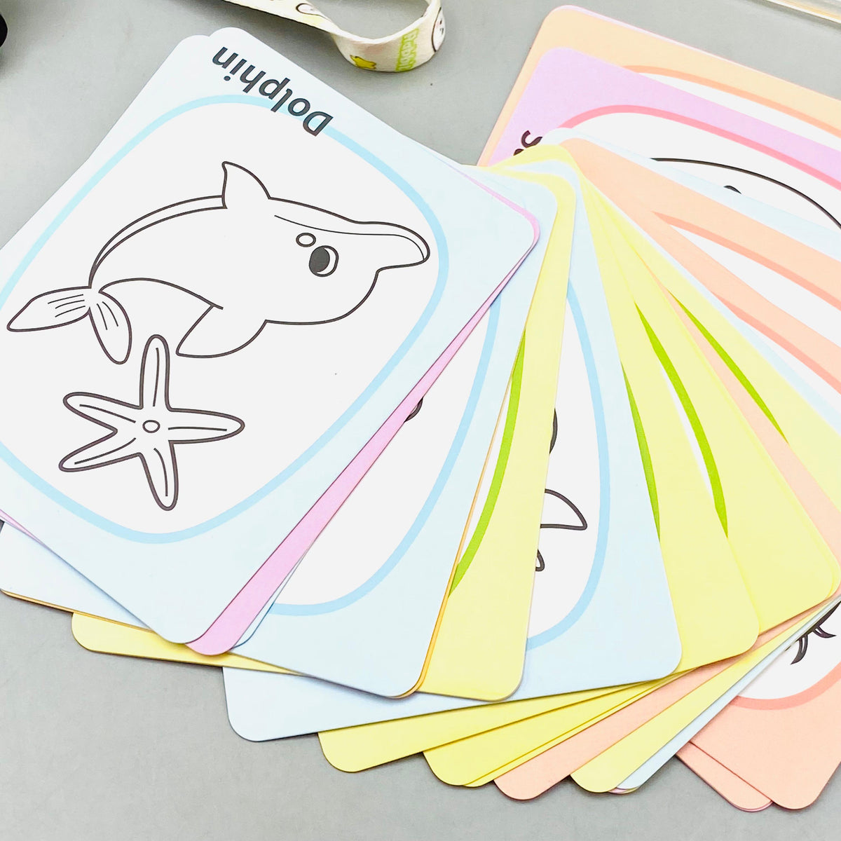 Cute Colorful LCD Writing Tablets With Cards