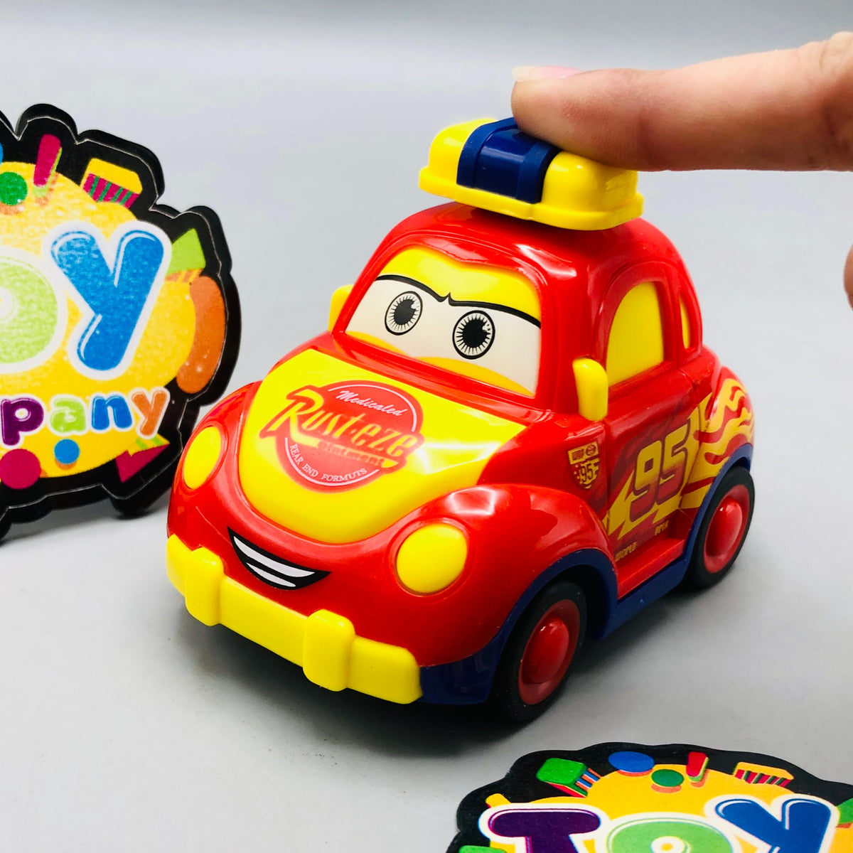 Press & Go Cute Mini Racing Cars - 1Pc