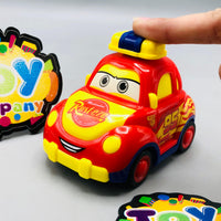 Press & Go Cute Mini Racing Cars - 1Pc