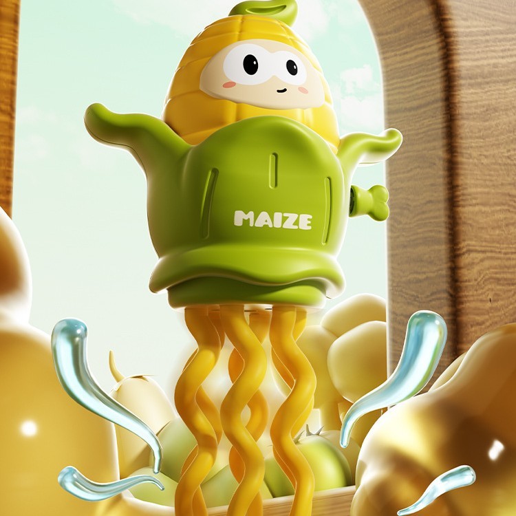 Mini Kids Wind-up Crawling Corn Toy