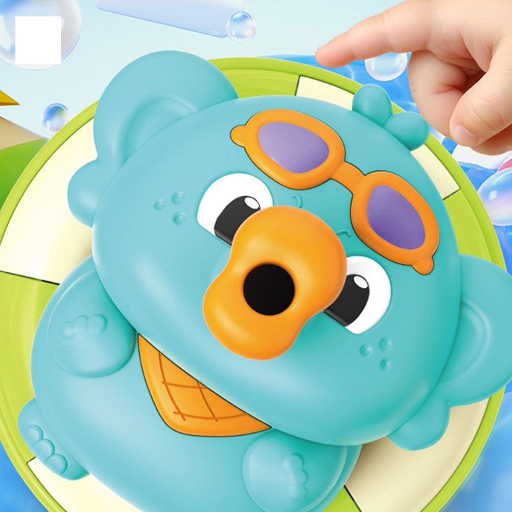 Cute Elephant Musical Ball Blowing Toy With Lights