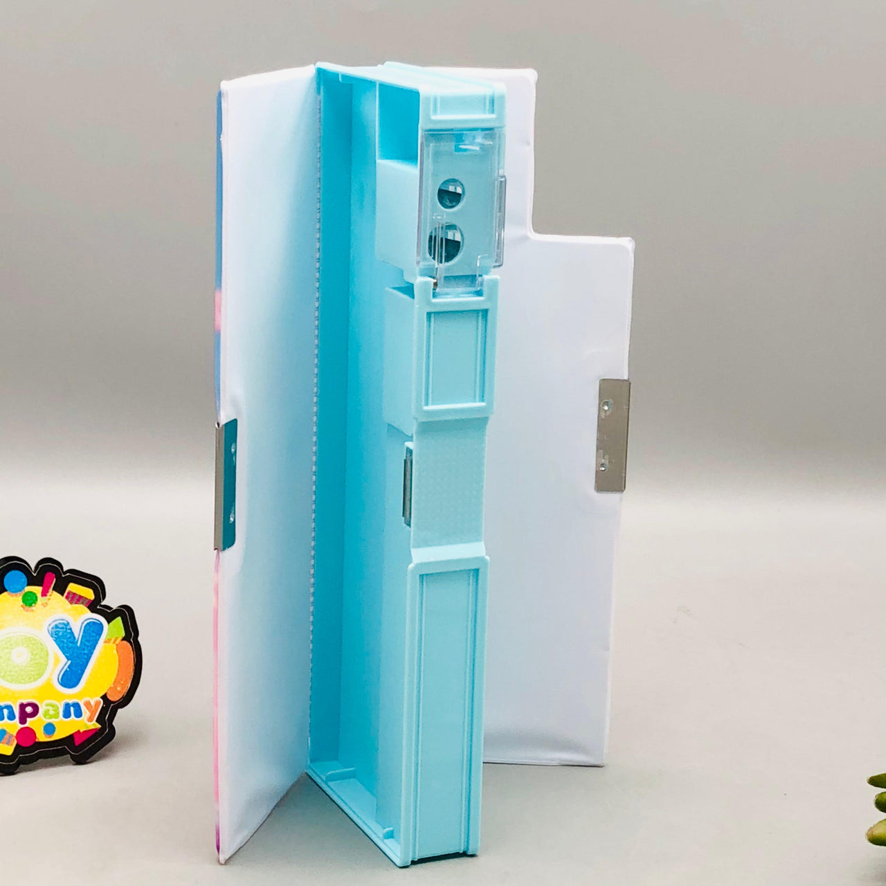 Rainbow Unicorn Double-Sided Geometry Box With Dual Sharpener