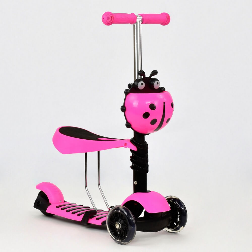Adjustable Height Balance Scooter - Pink