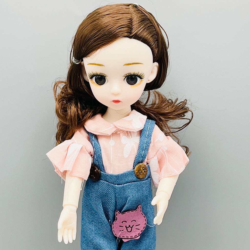 Movable Joints Fashion Doll with Hand Made Clothing