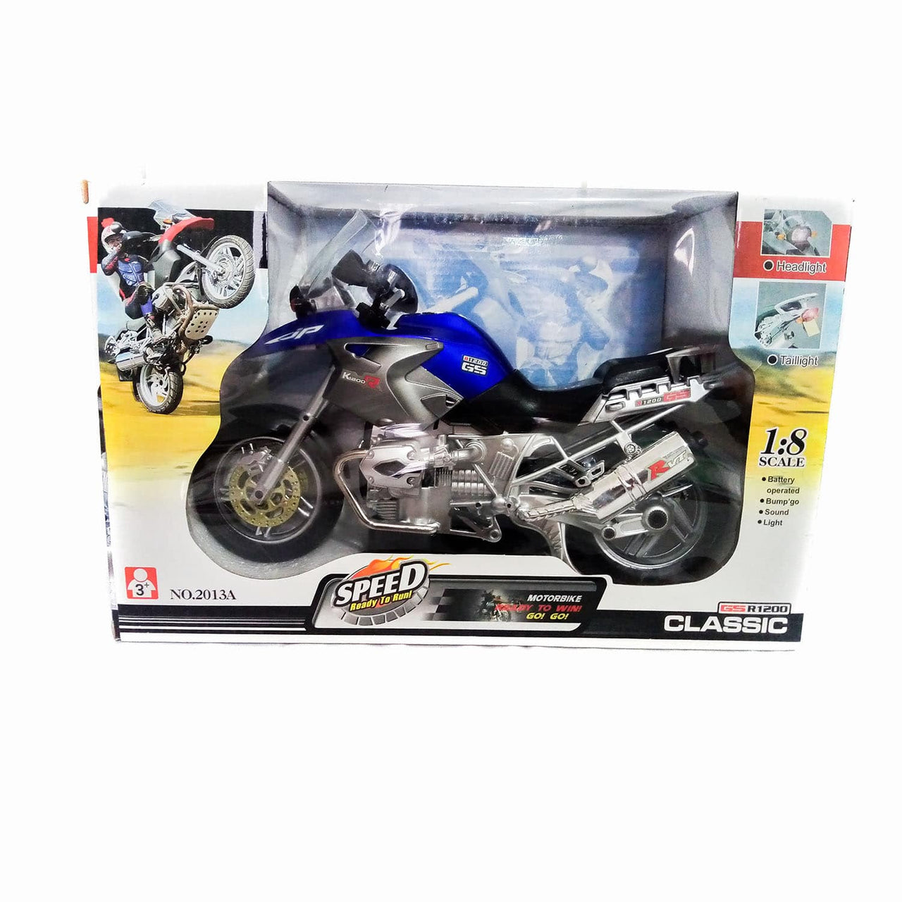 ABS 1:8 Scale Classic GS R1200 Motorbike