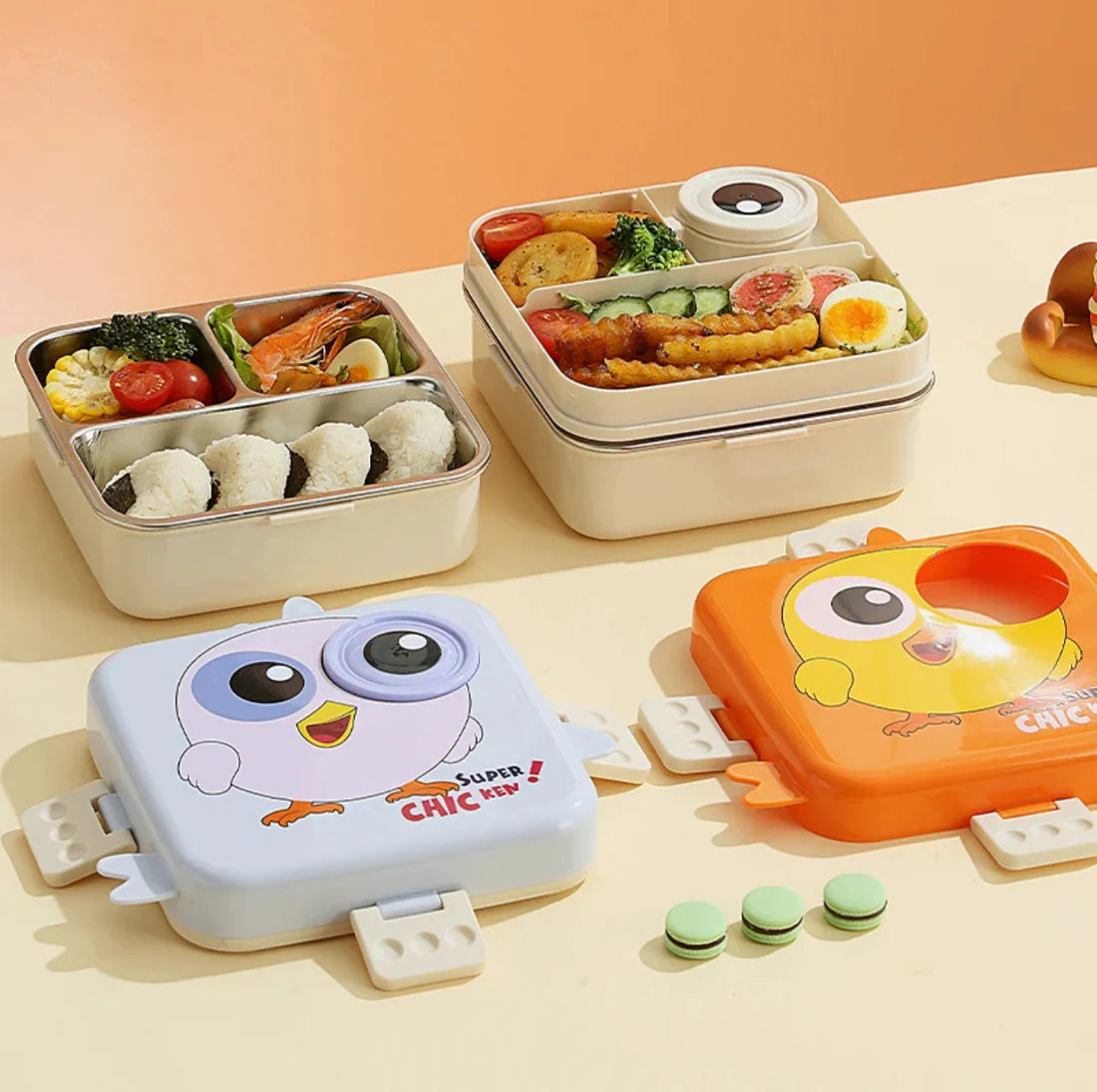 Chic Eye Stainless Steel Lunch Box