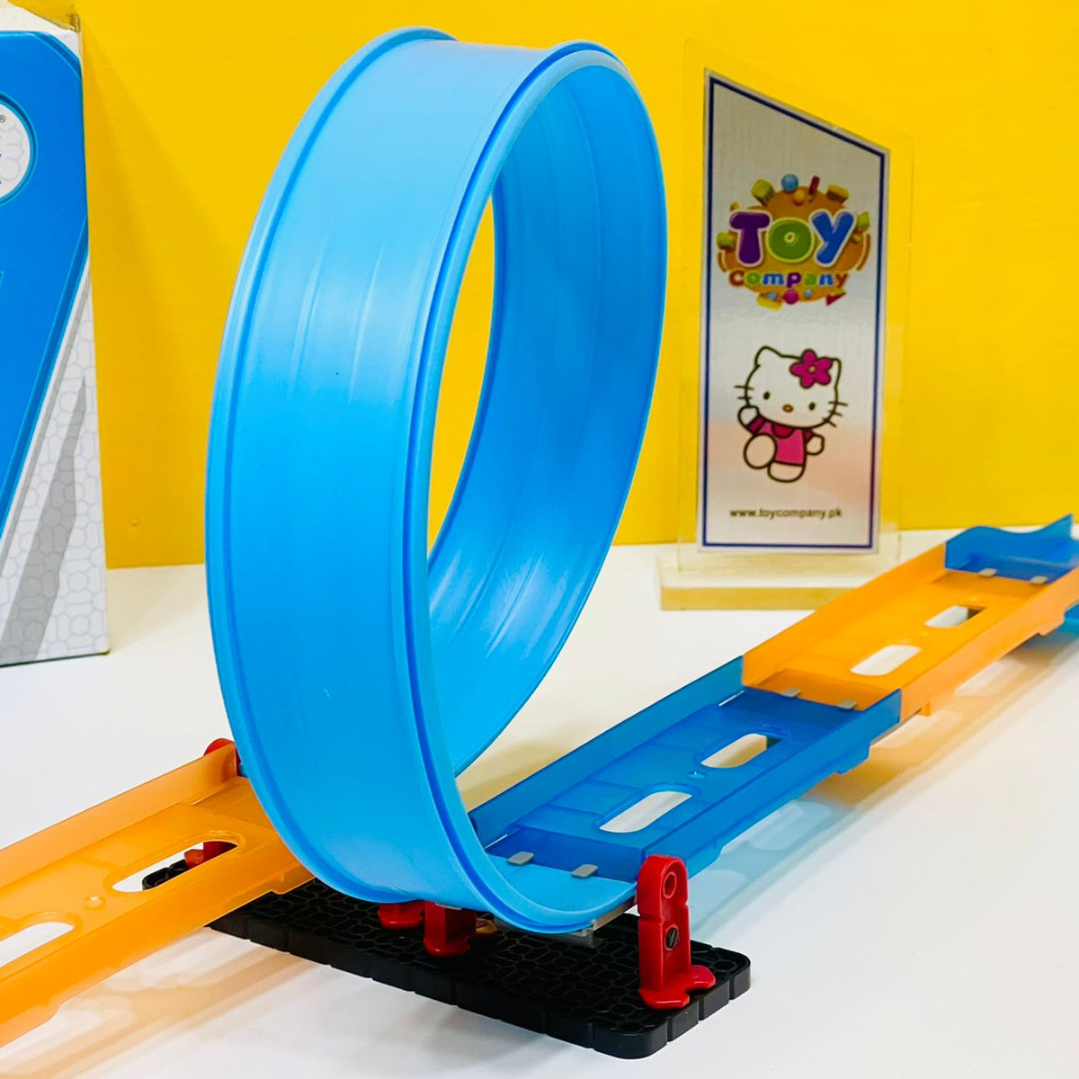 DIY Catapult Race Track Set - 21 Pcs